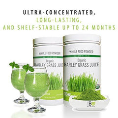 Nubeleaf Barley Grass Juice Powder - Non-GMO, Gluten-Free, Raw, Organic, Vegan Source of Essential Vitamins & Minerals,