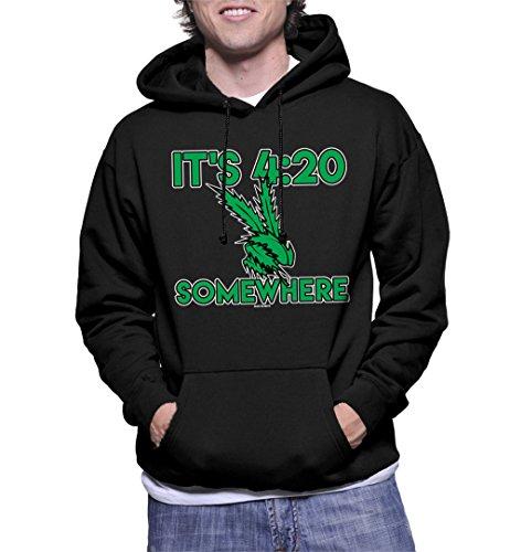 HAASE UNLIMITED Men's It's 4:20 Somewhere Hoodie Sweatshirt: Gateway