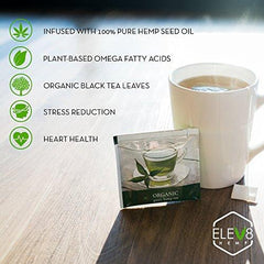 CBD Organic Elev8 Hemp Tea (Green Tea) : Grocery & Gourmet Food