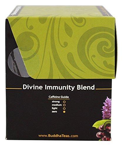 CBD Organic Divine Immunity Blend Tea - Kosher, Caffeine Free, GMO-Free