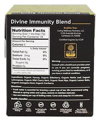 CBD Organic Divine Immunity Blend Tea - Kosher, Caffeine Free, GMO-Free