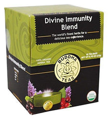 CBD Organic Divine Immunity Blend Tea - Kosher, Caffeine Free, GMO-Free