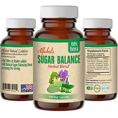 All Natural Sugar Balance Herbal Supplement - 100 Vegetable Capsules - 15 All Natural Raw Ingredients - Bitter Melon Health & Personal Care