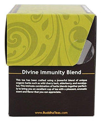 CBD Organic Divine Immunity Blend Tea - Kosher, Caffeine Free, GMO-Free