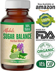 All Natural Sugar Balance Herbal Supplement - 100 Vegetable Capsules - 15 All Natural Raw Ingredients - Bitter Melon Health & Personal Care