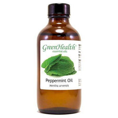 Peppermint Essential Oil - 1 fl oz (30 ml) Glass Bottle w/ Euro Dropper - 100% Pure Essential Oil by GreenHealth