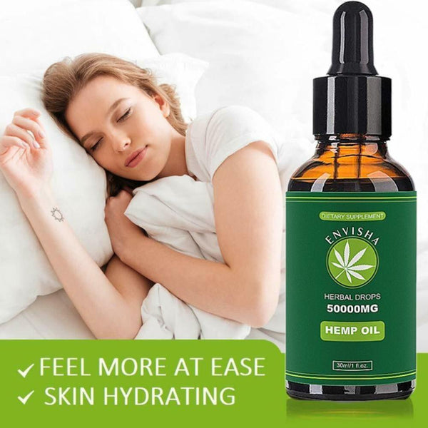 50000mg Hemp Oil for Pain Relief Anxiety Sleep Anti Inflammatory Extract Drops Seed Oil 100% Pure Organic Therapeutic Grade