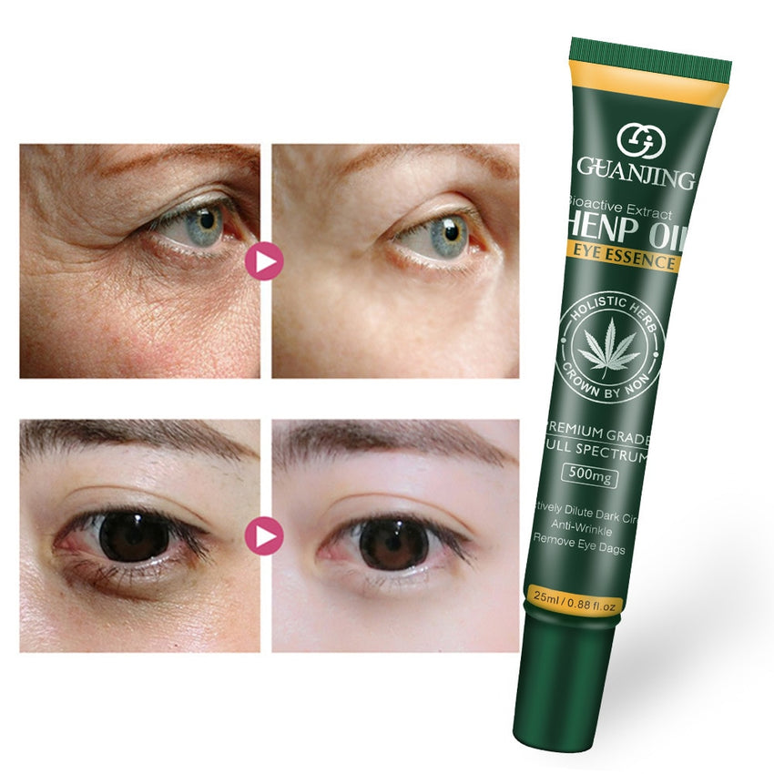 Eye Cream Hemp Oil Serum Anti-Wrinkle Anti-Age Remover Dark Circles Eye Care Against Puffiness And Bags