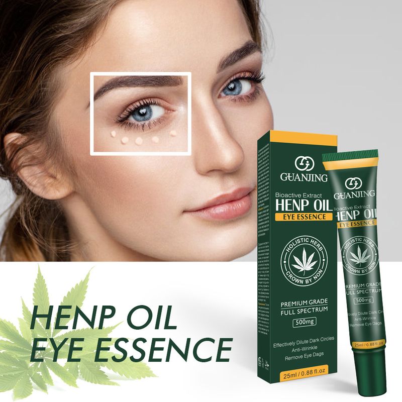 LAIKOU Hemp Oil Eye Cream Moisturizing Hyaluronic Anti-Wrinkle Anti-aging Remover Dark Eye Against Puffiness And Bags Eye Care