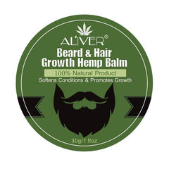 Beard Growth Cream Natural Hemp Beard Essential Oil Anti-lossing Balm Beard Beard For Men Grooming Hair Serum Wax Hair R0C3