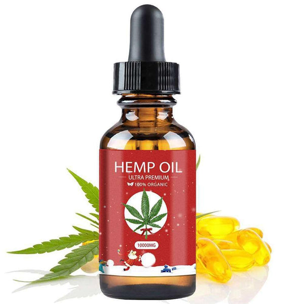 30ml Organic Essential Oil Hemp Seed Oil 2000MG Herbal Drops Body Relieve Stress Oil Skin Care Sleep Help