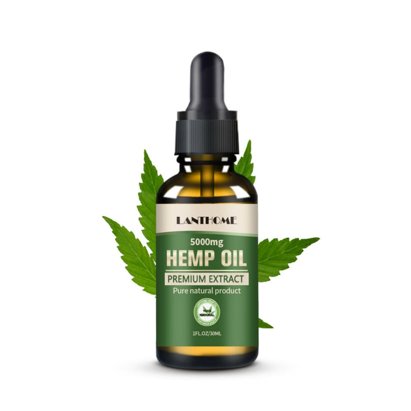 Hemp Oil 30ml Organic Hemp Seed Oil Essential Oils Herbal Drops Body Relieve Stress Oil Skin Care Body Care Pain Relief Anti