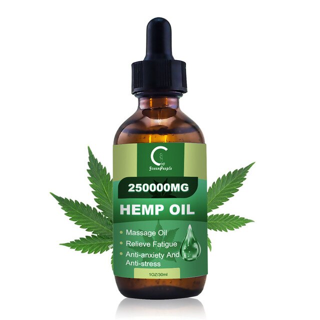 GPGP High concentration hemp seed oil Neck Pain Relief Anxiety Extract Drops Skin Oil Anti Inflammatory Better Sleep Essence