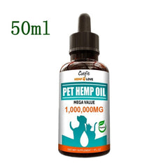 Minch 50ML Effective Pets Hemp Essential Oil For Dog And Cat Pain Relief Improving Mobility Reduces Skin Irritation Pet Care Oil