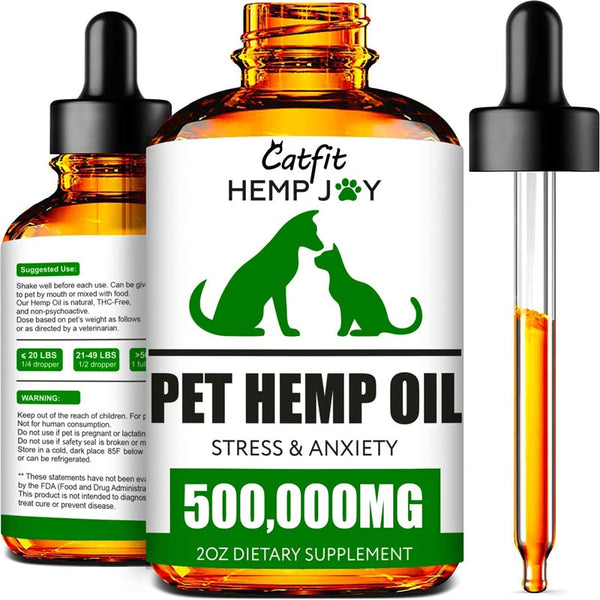 Minch Pet Hemp Oil Pain Relief Oil Dogs Conditioners Natural Herbs Pet Care Oil Joint Hip Improve Immunity Eliminate Fleas