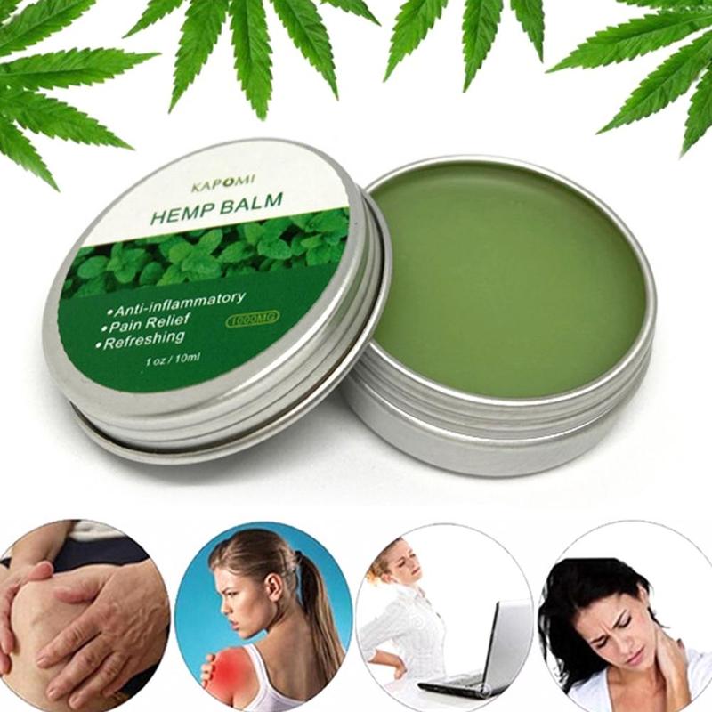 10/20/30Ml Analgesia Cream Hemp Balm Cream Knee Neck Body Pain Balm Ointment Herbal Extract Refreshing Cream Muscle Massage