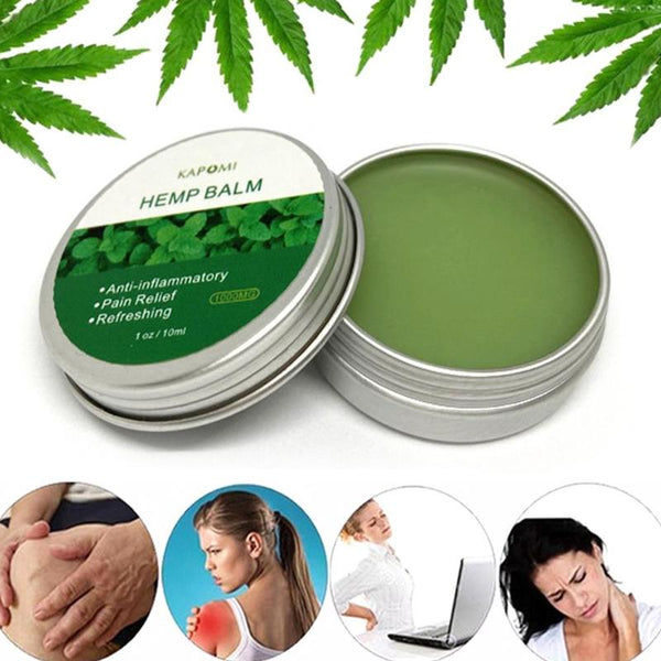 10/20/30Ml Analgesia Cream Hemp Balm Cream Knee Neck Body Pain Balm Ointment Herbal Extract Refreshing Cream Muscle Massage