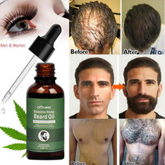 Natural Hemp Beard Oil Beard Growth Essential Oil Moisturizing Shampoo Essence Hair Beard Growth Barber Moisturizing N6S7