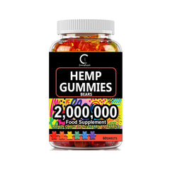 GPGP Greenpeople 2000000MG Hemp Gummies 60 Counts Natural Hemp Oil Infused Gummies for Anxiety Stress Relief Help Sleep In Stock