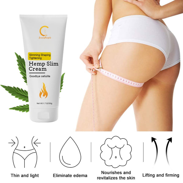 GPGP GreenPeople Hemp oil/Ginger Accelerates Fat Burning Cream Slimming Shaping Tightening Body Slimming Weight Loss Massage Cre