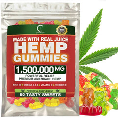 GreenPeople Hemp Oil Gummies Fudge Relieve stress & Anxiety Relief Blend Cute bear shape Fudge Office snacks