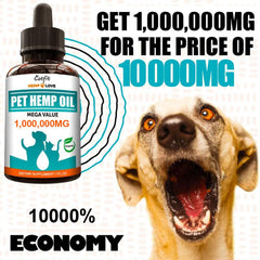 Minch 1000000MG Effective Pet Hemp Essential Oil For Dog And Cat Pain Relief Improving Mobility Reduces Skin Irritation Pet Care