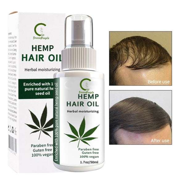 GPGP Hemp Oil Hair Growth Spray Fast Grow Ginger Hair Essence Oil Hair Treatment Prevention of baldness Spray