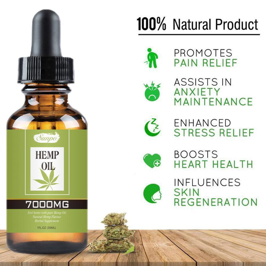 100% Natural Sleep Aid Anti Stress Hemp Essential Oil & Stress Anxiety Relief W6U3