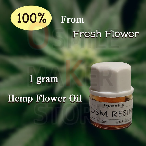 OSM1 Gram Premium Hemp Flower Oil Extraction Contains 870mg CBDs inside with THC Content less than 0.3% effective for Relax mind