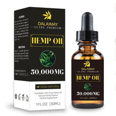 30ml 50000mg Hemp Seeds Oil For Family SPA Pain Relief Salon Beauty Better Sleep Anxiety Reduce Oil Massage Q9R9