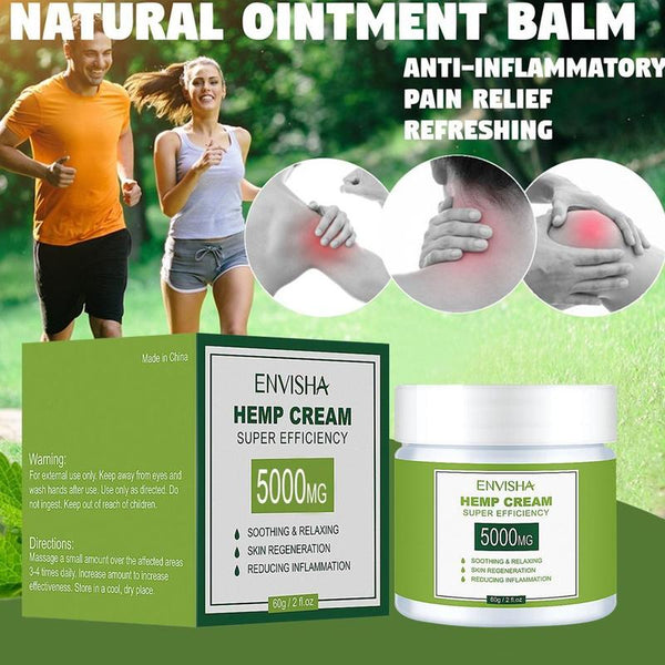 Hemp Balm Ointment Rheumatism Arthritis Relieve Muscle Pain Neck Back Shoulder Body Pain Relaxation Plaster Joint Pain Killer