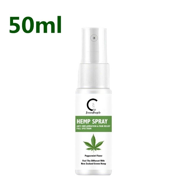 GPGP GreenPeople 50ml Hemp Pain Relief Spray Natural Herb Spray Rheumatism Arthritis Muscle Sprain Knee Waist Pain Back Shoulder