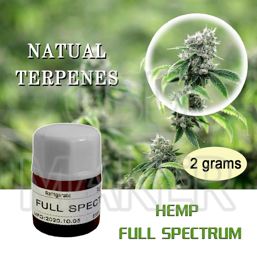 1bottle Trial Pack 2grams Density Hemp Flower Essence Oil with Natural Terpenes effective for insomnia & anxiety & relax mind