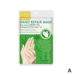 Hand Mask Paraffin Effective Hemp Oil Hand Mask Gloves Whiten Pedicure Foot Care Nourish Moisture Skin Exfoliating Collagen Q7F0