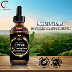 GPGP Hemp Oil Anti-inflammatory Anti-aging Pain Relief Helps Sleep Improves Hair Quality Ease Anxiety Better Sleep Essence