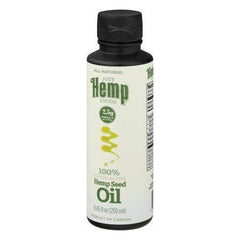 Just Hemp Foods Hemp Seed Oil, 8.5 Fl Oz (Plastic Bottle)