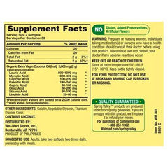 Spring Valley Coconut Oil Softgels, 1000 mg, 100 count