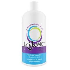 MCT Oil - Premium C8 Caprylic Acid -  32 oz - The Most Potent on the Market by KetoMCT