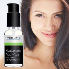 YEOUTH Best Anti Aging Vitamin C Serum with Hyaluronic Acid & Tripeptide 31 Trumps ALL Others. Maximum Percentage Vitamin-C Topical Vit C Can Make Your Face Look Ten Years Younger! 100% Guaranteed