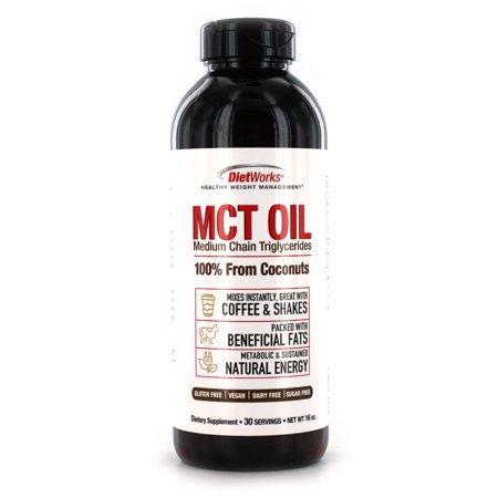 DietWorks MCT Oil Dietary Supplement, 16 oz.