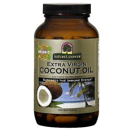 Nature's Answer Extra Virgin Coconut Oil Softgels, 120 Ct