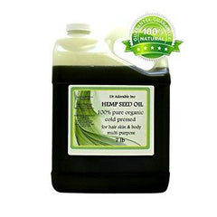 Dr. Adorable - 100% Pure Hemp Seed Oil Organic Unrefined Cold Pressed Natural Hair Skin - 7 lb