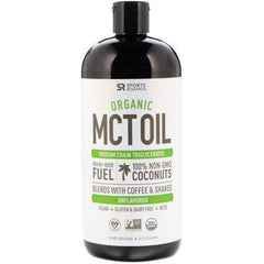 Sports Research  Organic MCT Oil  Unflavored  32 fl oz  946 ml