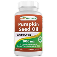 Best Naturals Pumpkin Seed Oil 1000 mg 90 Softgels