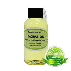 Dr. Adorable - 100% Pure Baobab Oil Organic Cold Pressed Natural Hair Skin Care Anti Aging - 2 oz