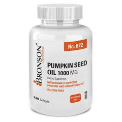 Bronson Pumpkin Seed Oil 1000 mg, 120 Softgels