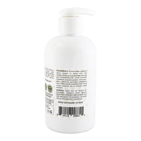 99% Pure CO2 Extract Hemp Relief Lotion 8oz/250mg with Essential Oils by Simply Hemp