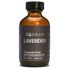 IQ Natural 100% Pure Undiluted LAVENDER Essential Oil Therapeutic Grade 2 Oz