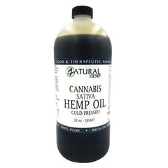 Zatural Cannabis Sativa Hemp Oil, 32 oz