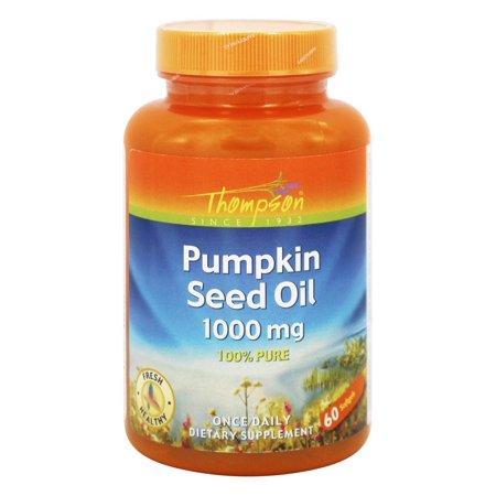 Thompson - Pumpkin Seed Oil 100% Pure 1000 mg. - 60 Softgels